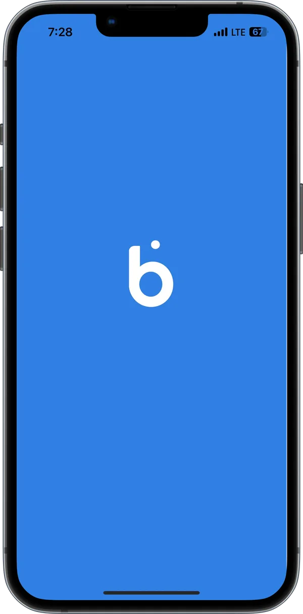 BluBank app splash screen